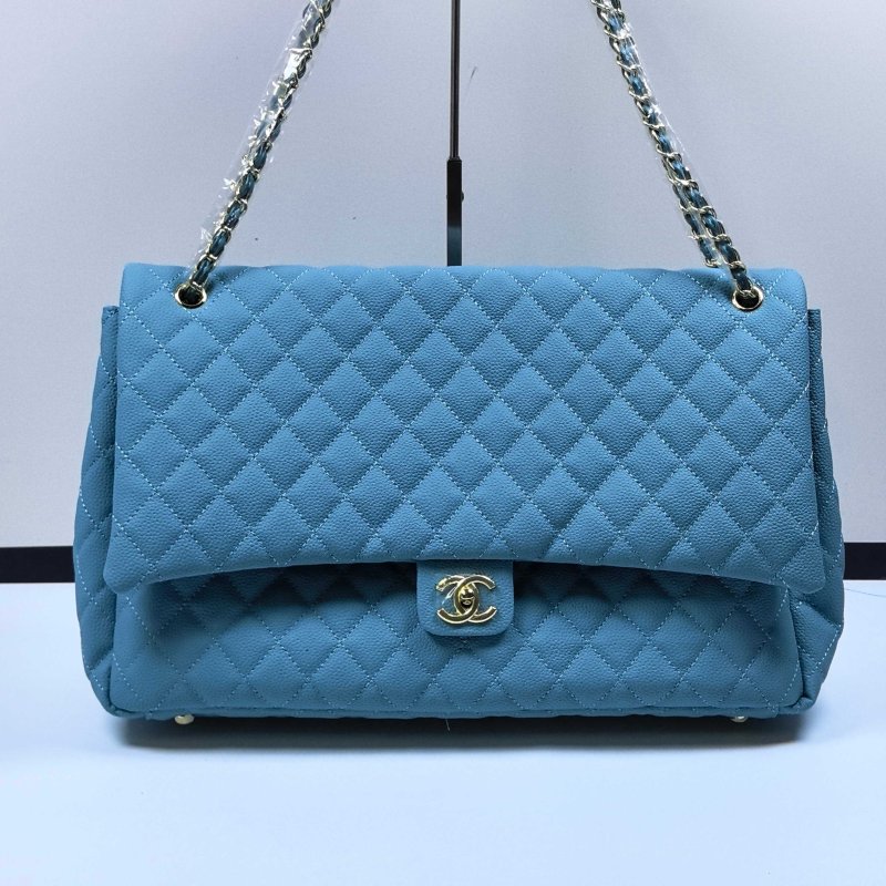 Сумка кожаная женская Chanel CF Extra Large Airport Bag 46 см