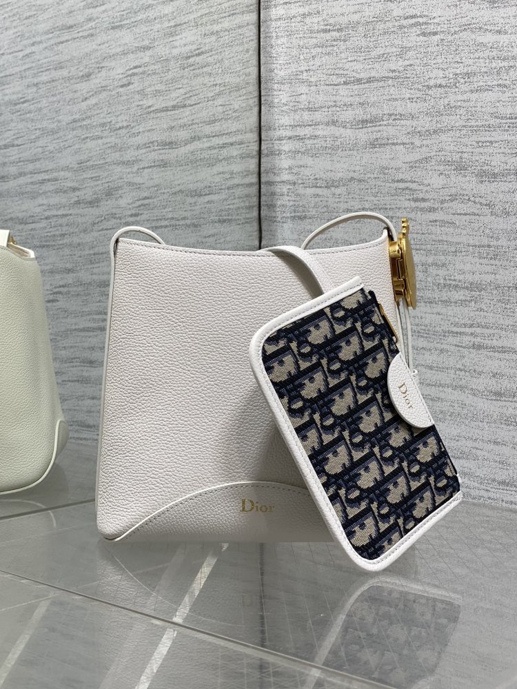 Сумка кожаная женская Dior Medaillon 20 см