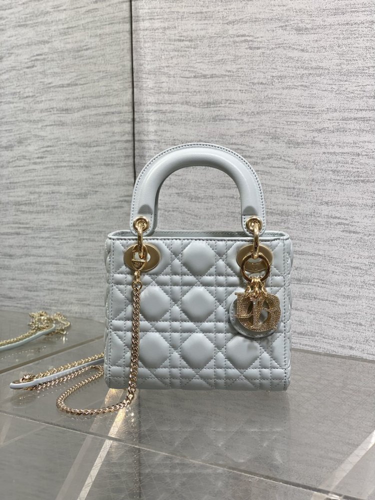 Сумка Lady Dior кожаная 17 см