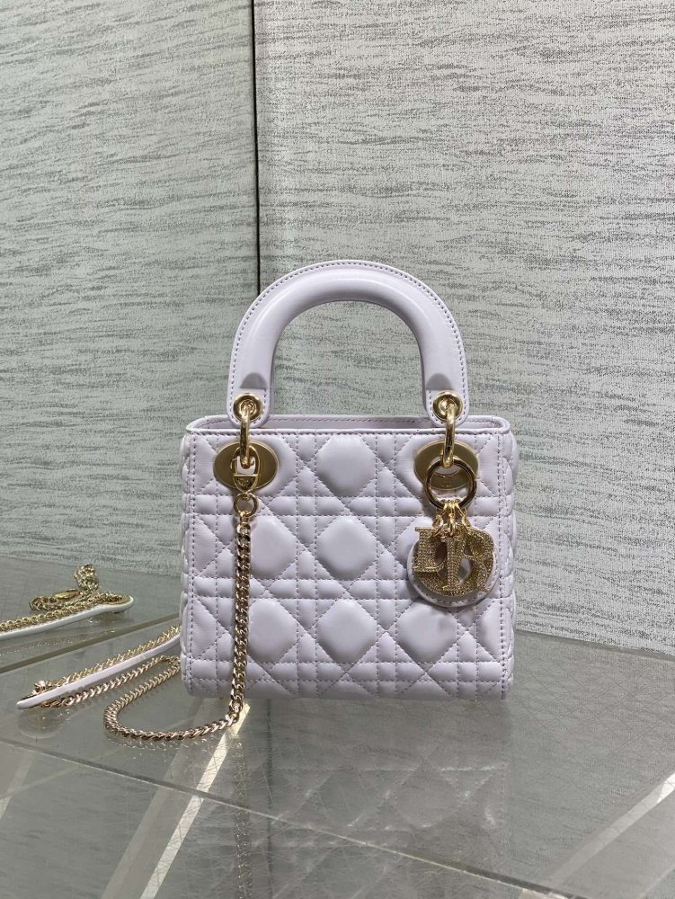 Сумка Lady Dior кожаная 17 см