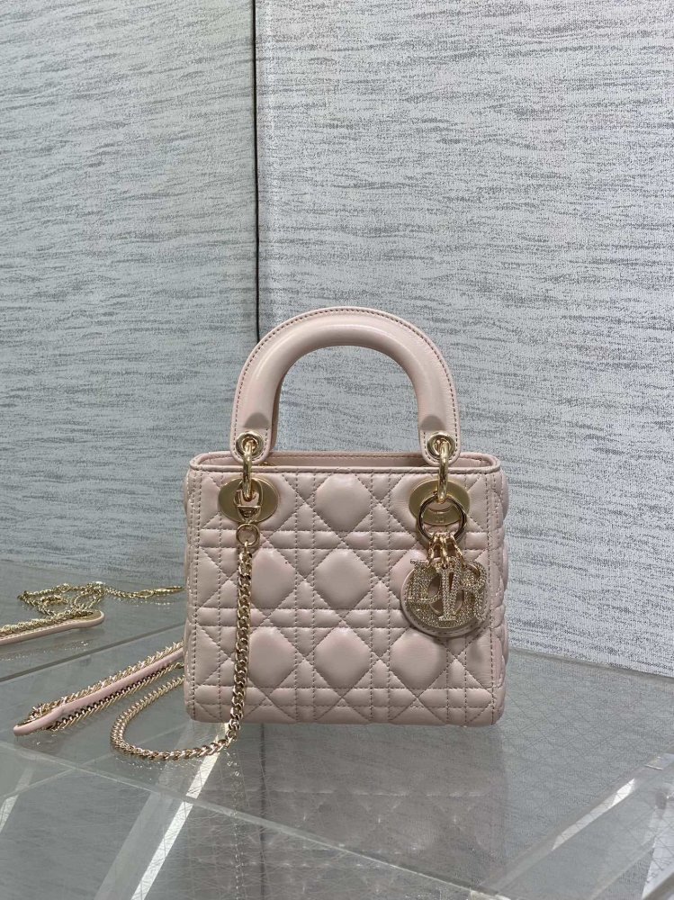 Сумка Lady Dior кожаная 17 см