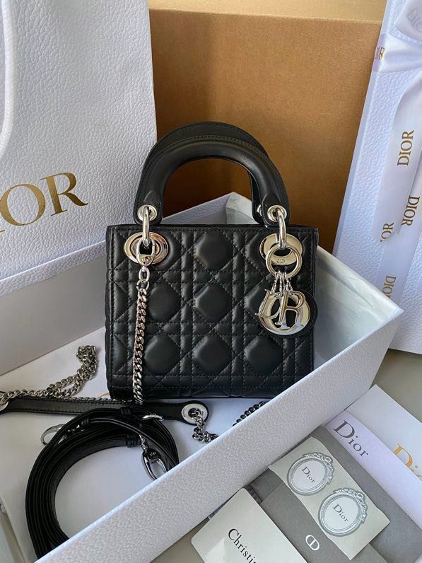 Сумка Lady Dior шкіряна 17 см