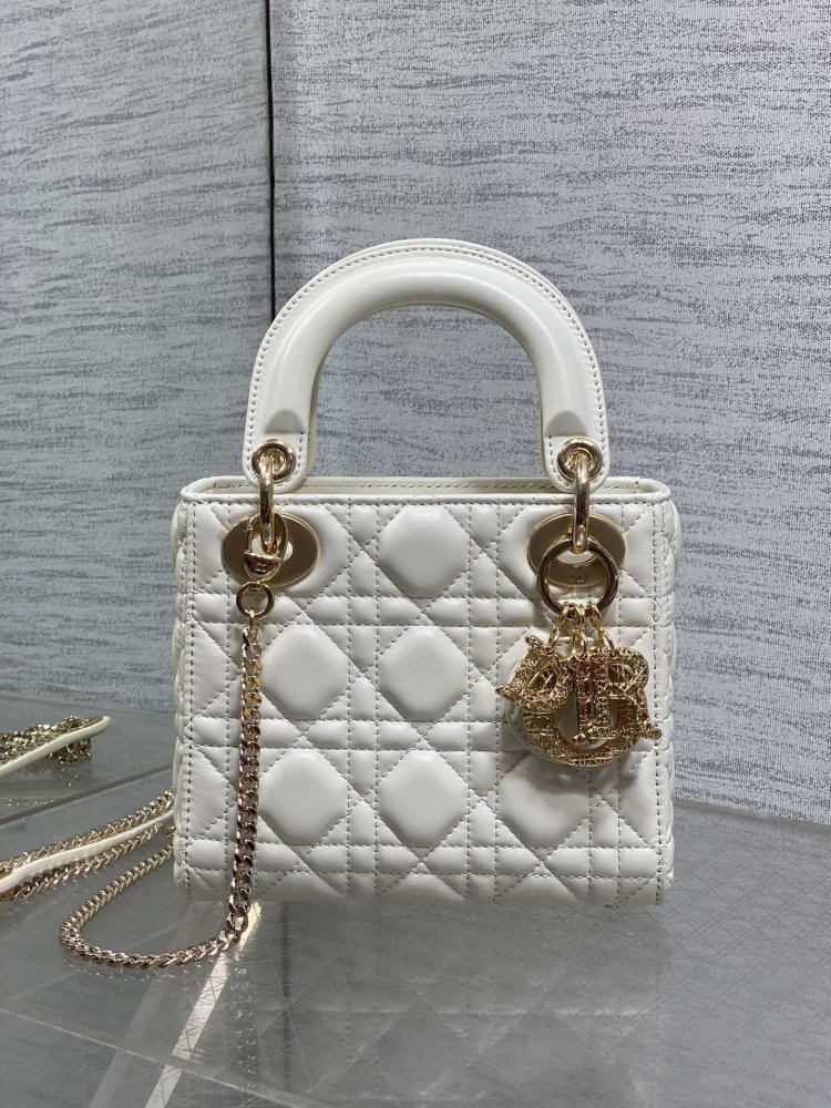 Сумка Lady Dior кожаная 17 см фото 2