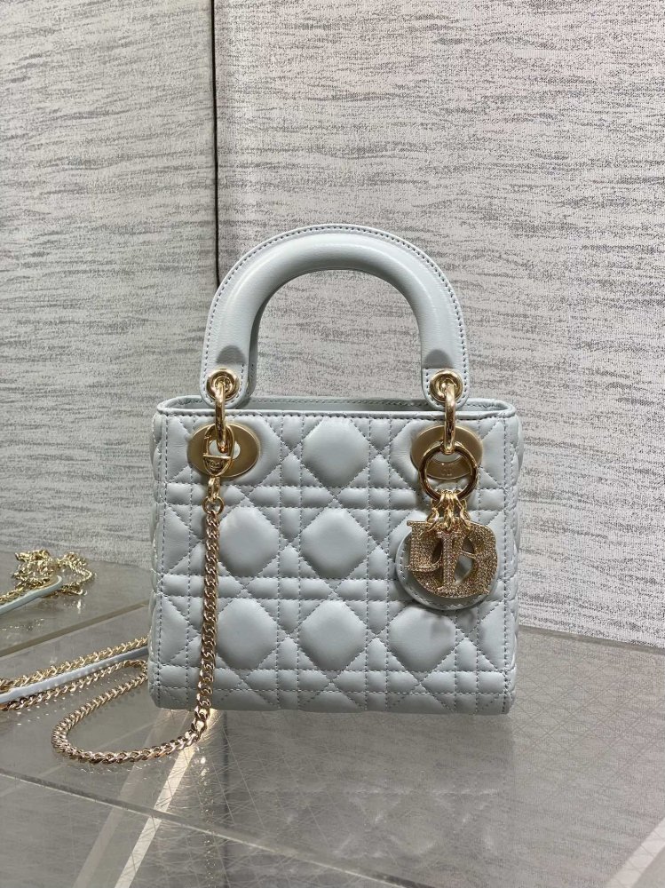 Сумка Lady Dior кожаная 17 см фото 2
