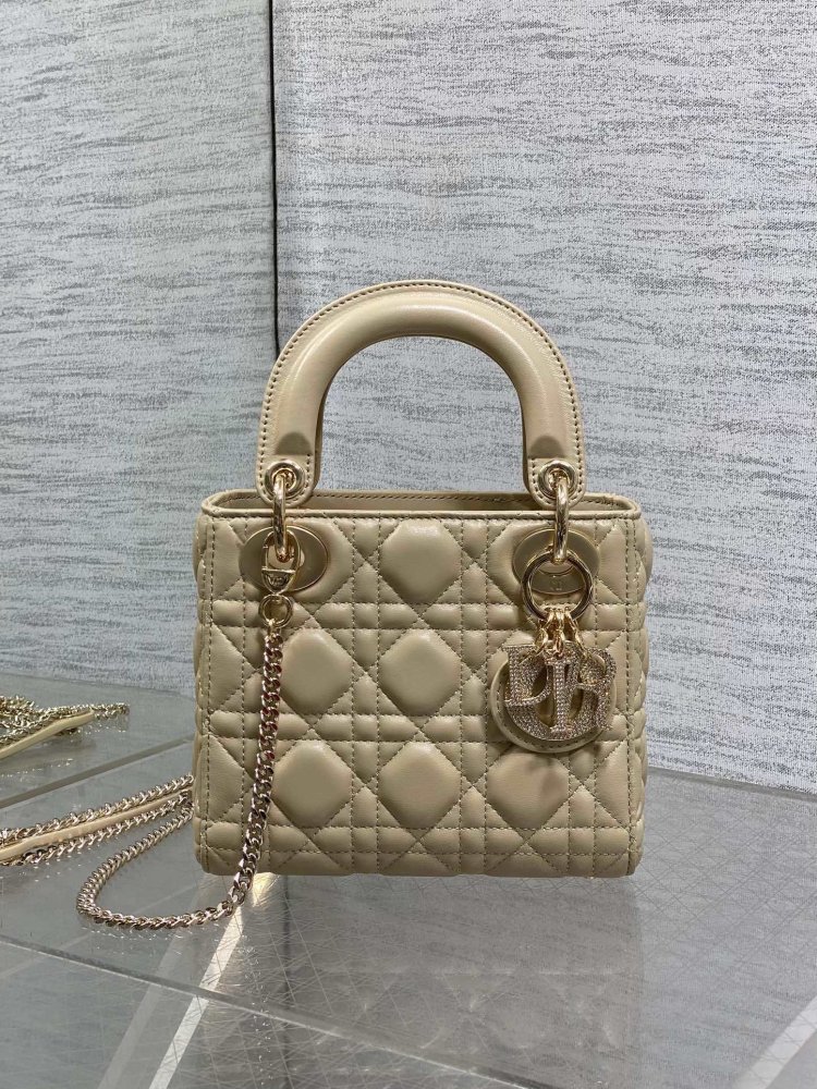 Сумка Lady Dior кожаная 17 см фото 2