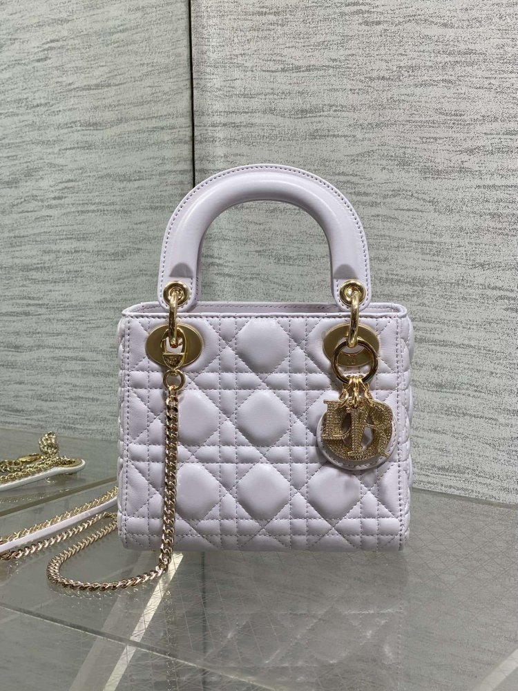 Сумка Lady Dior кожаная 17 см фото 2