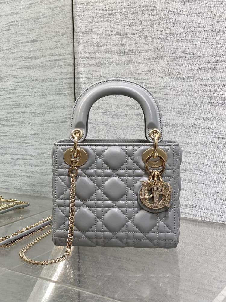Сумка Lady Dior кожаная 17 см фото 2