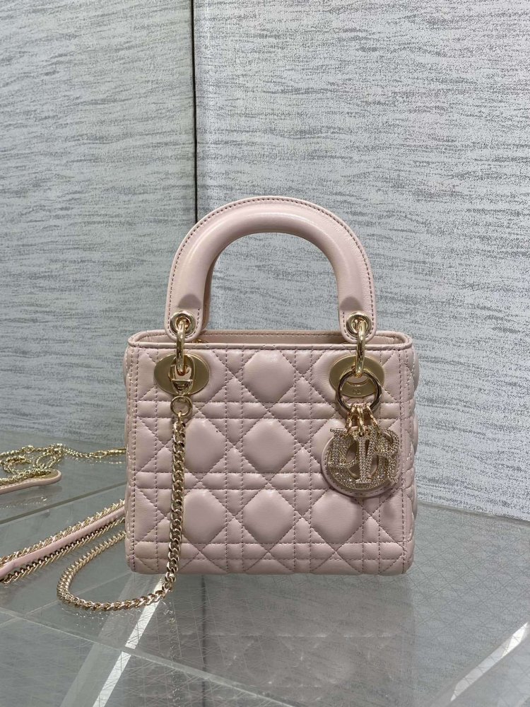 Сумка Lady Dior кожаная 17 см фото 2