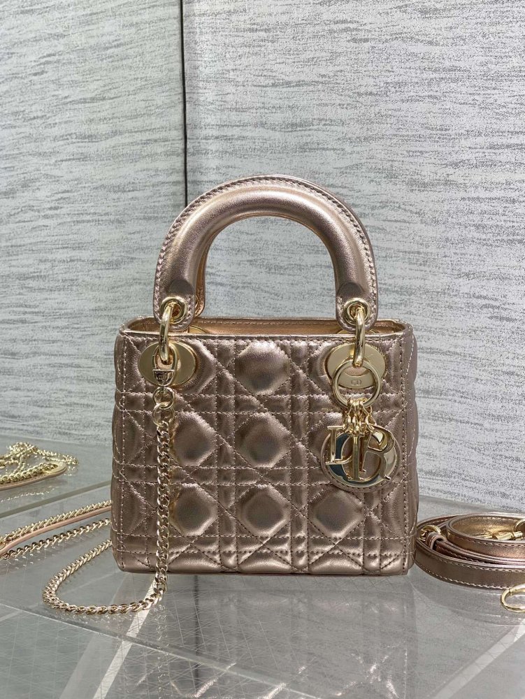 Сумка Lady Dior кожаная 17 см фото 2