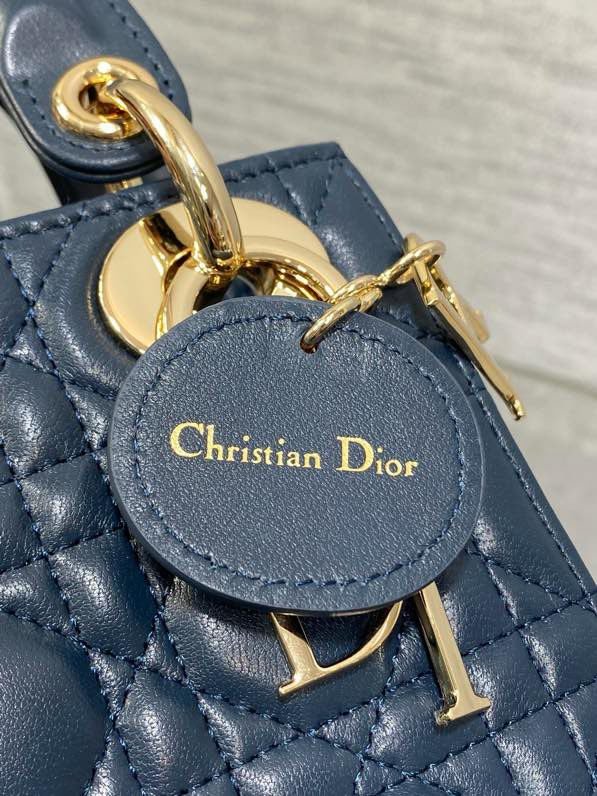 Сумка Lady Dior кожаная 17 см фото 2