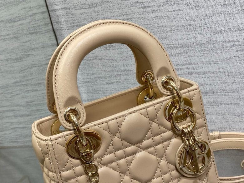 Сумка Lady Dior кожаная 17 см фото 2