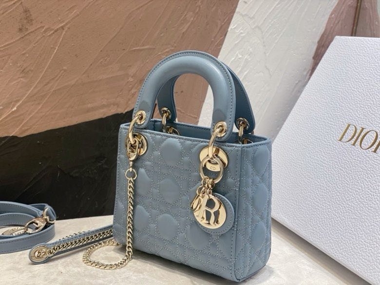 Сумка Lady Dior кожаная 17 см фото 2