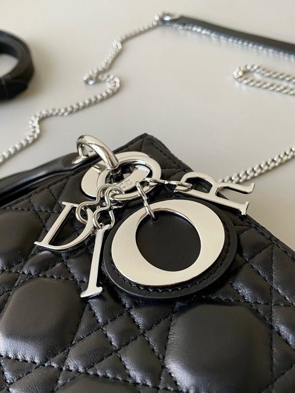 Сумка Lady Dior шкіряна 17 см фото 2