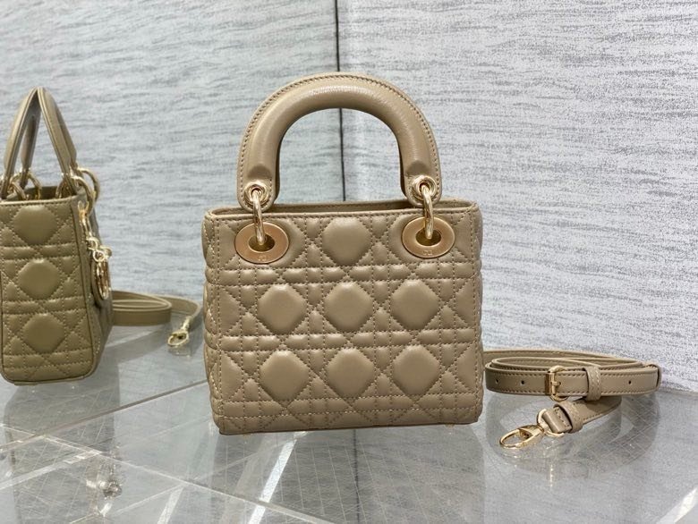 Сумка Lady Dior кожаная 17 см фото 2