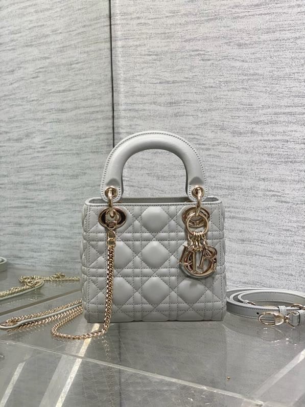 Сумка Lady Dior шкіряна 17 см фото 2