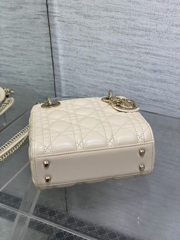 Сумка Lady Dior кожаная 17 см фото 2