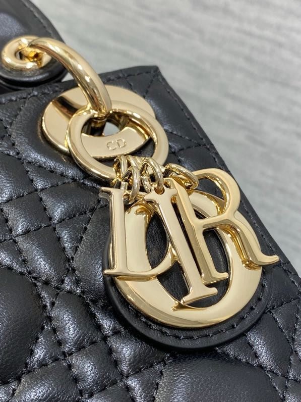 Сумка Lady Dior кожаная 17 см фото 2