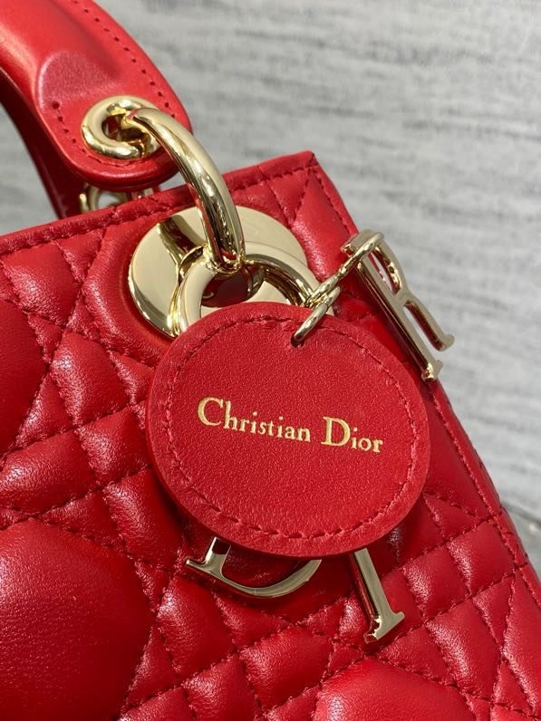 Сумка Lady Dior кожаная 17 см фото 2