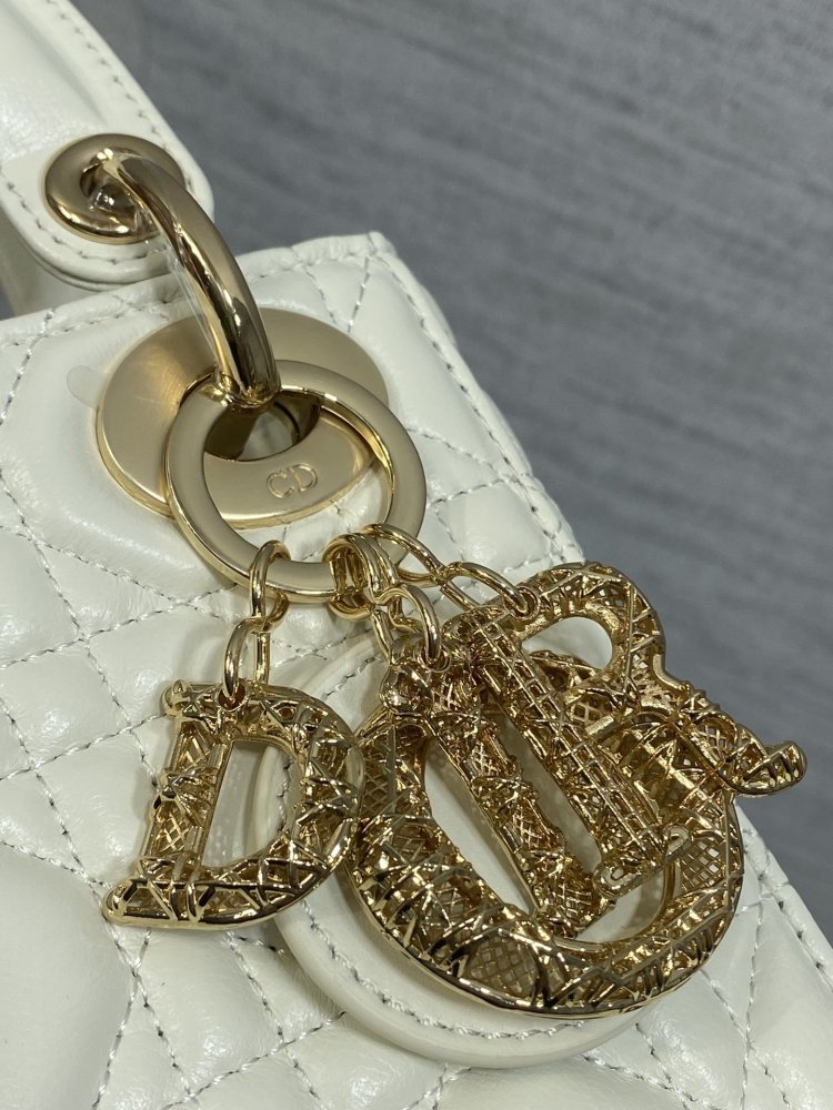 Сумка Lady Dior кожаная 17 см фото 3