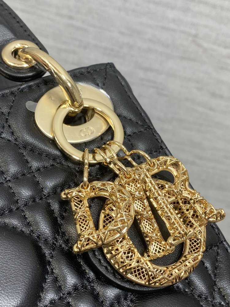 Сумка Lady Dior кожаная 17 см фото 3