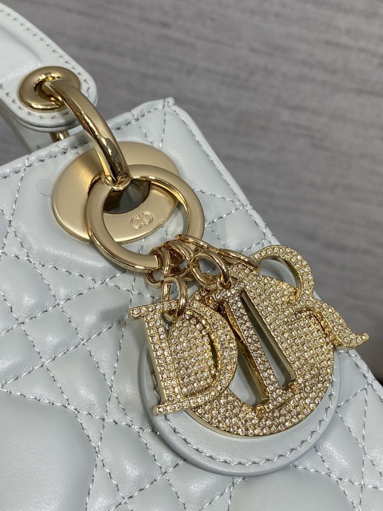 Сумка Lady Dior кожаная 17 см фото 3