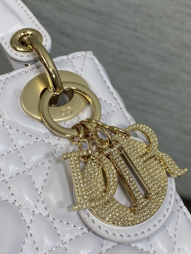 Сумка Lady Dior кожаная 17 см фото 3