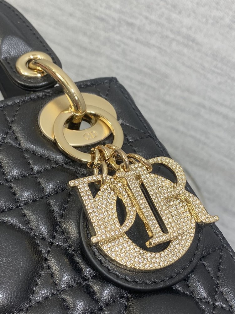 Сумка Lady Dior кожаная 17 см фото 3