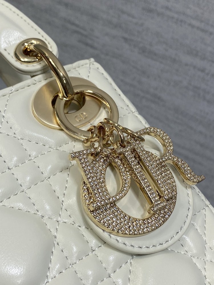 Сумка Lady Dior кожаная 17 см фото 3