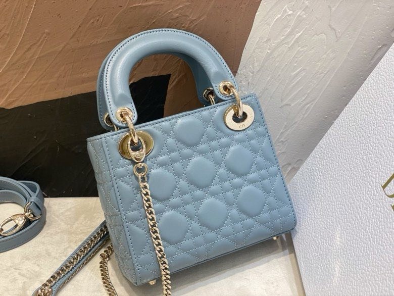 Сумка Lady Dior кожаная 17 см фото 3