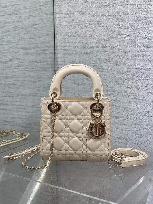 Сумка Lady Dior кожаная 17 см фото 3