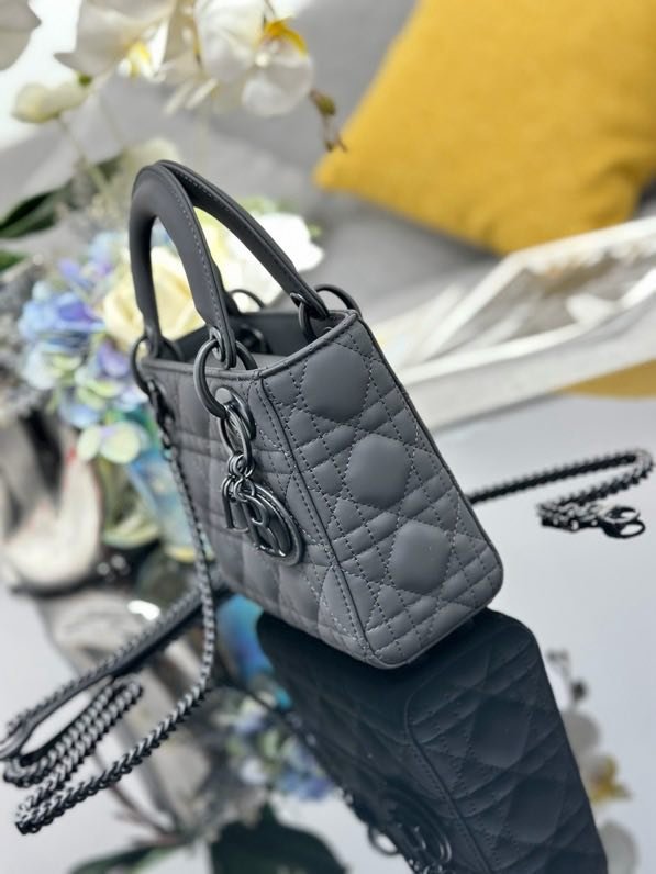 Сумка Lady Dior кожаная 17 см фото 3