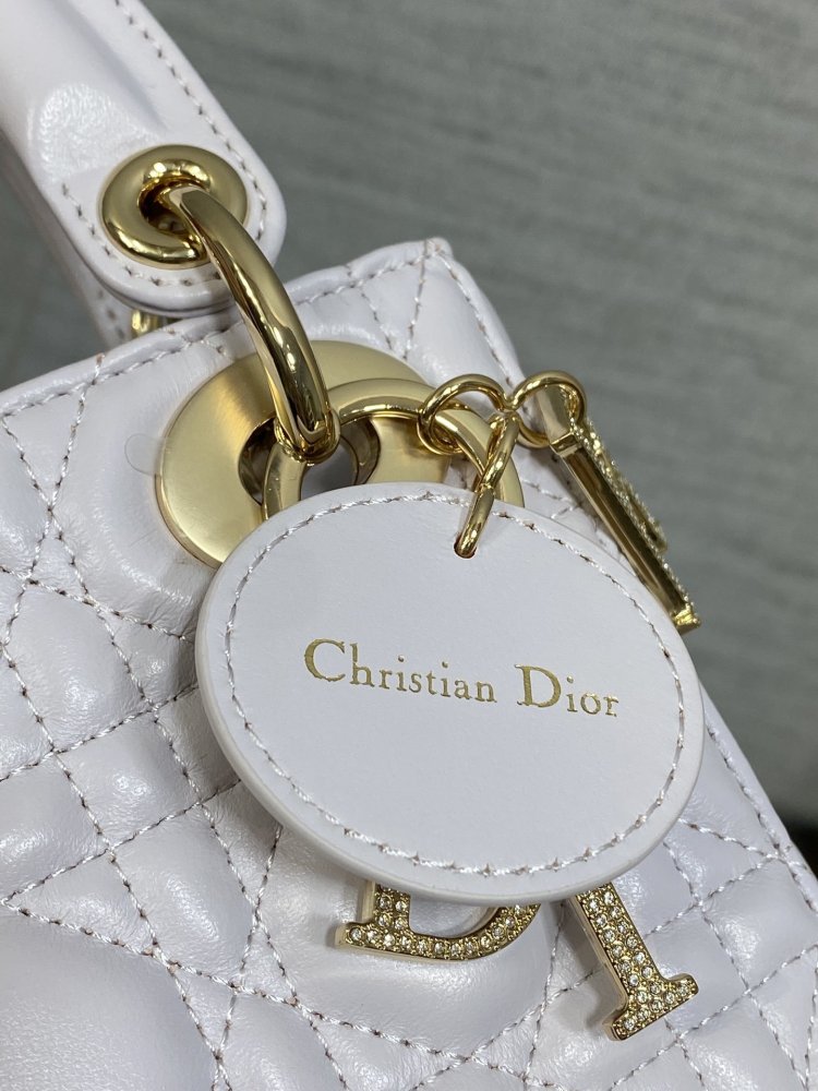Сумка Lady Dior кожаная 17 см фото 4