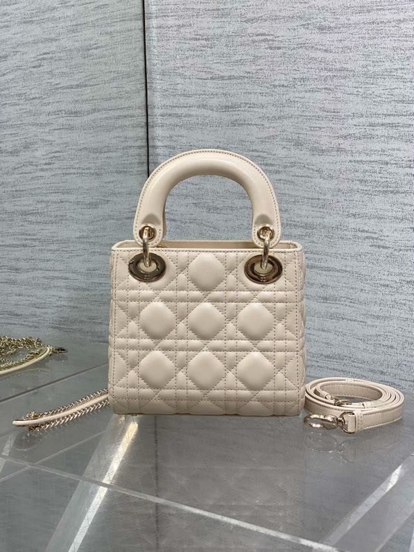 Сумка Lady Dior кожаная 17 см фото 7