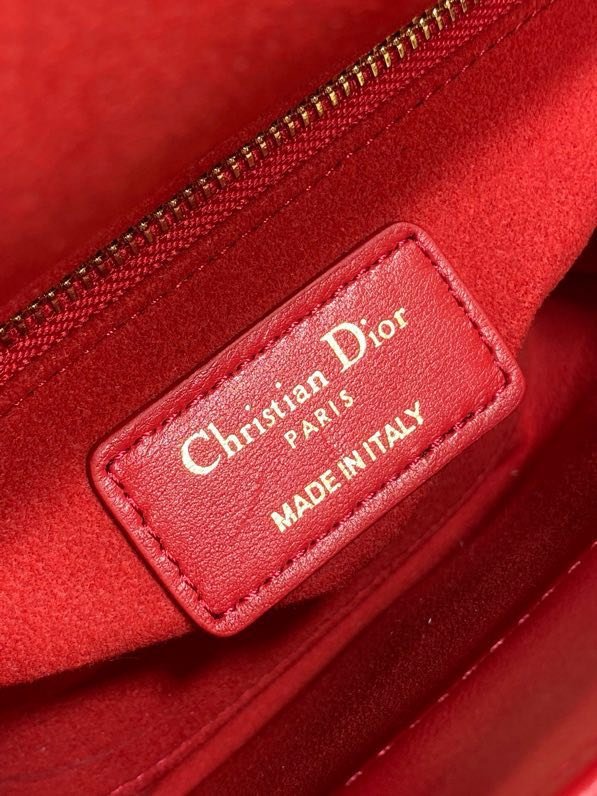 Сумка Lady Dior кожаная 17 см фото 8