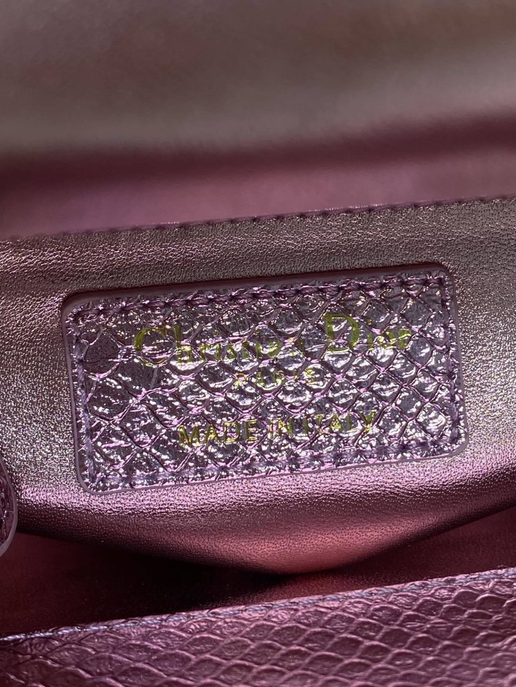 Сумка Lady Dior кожаная 17 см фото 9