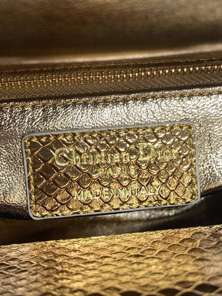 Сумка Lady Dior кожаная 17 см фото 9