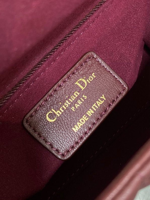 Сумка Lady Dior кожаная 17 см фото 9