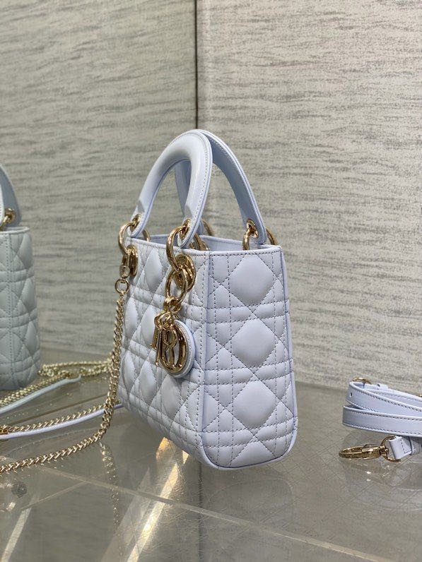 Сумка Lady Dior кожаная 17 см фото 9