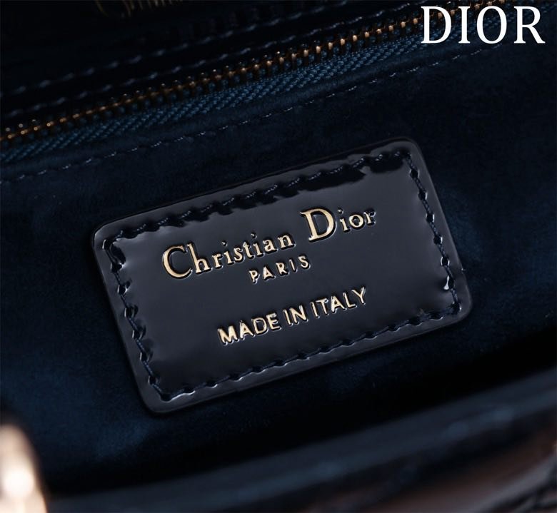 Сумка Lady Dior кожаная 17 см фото 9