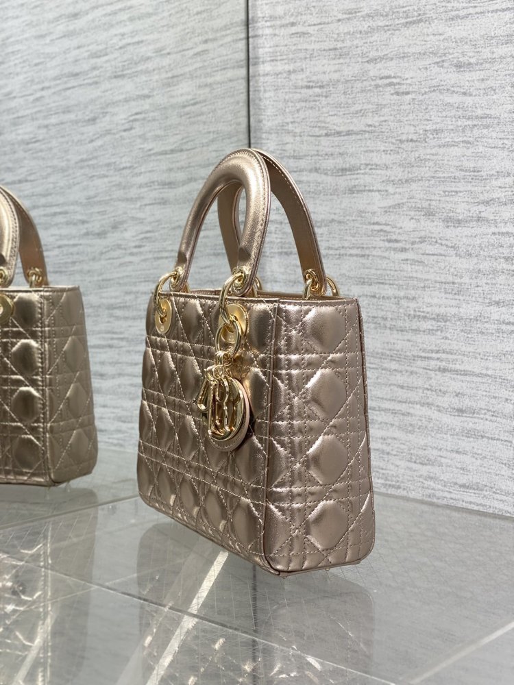 Сумка Lady Dior кожаная 20 см фото 6