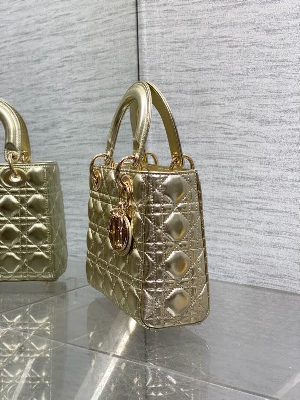 Сумка Lady Dior кожаная 20 см фото 6