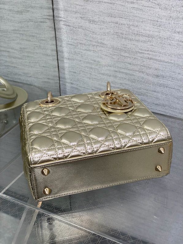 Сумка Lady Dior кожаная 20 см фото 7