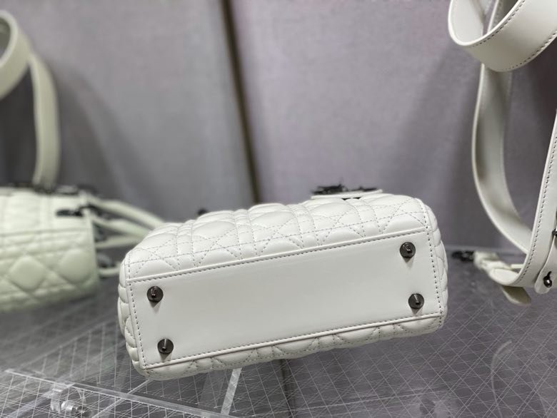 Сумка Lady Dior кожаная 20 см фото 7