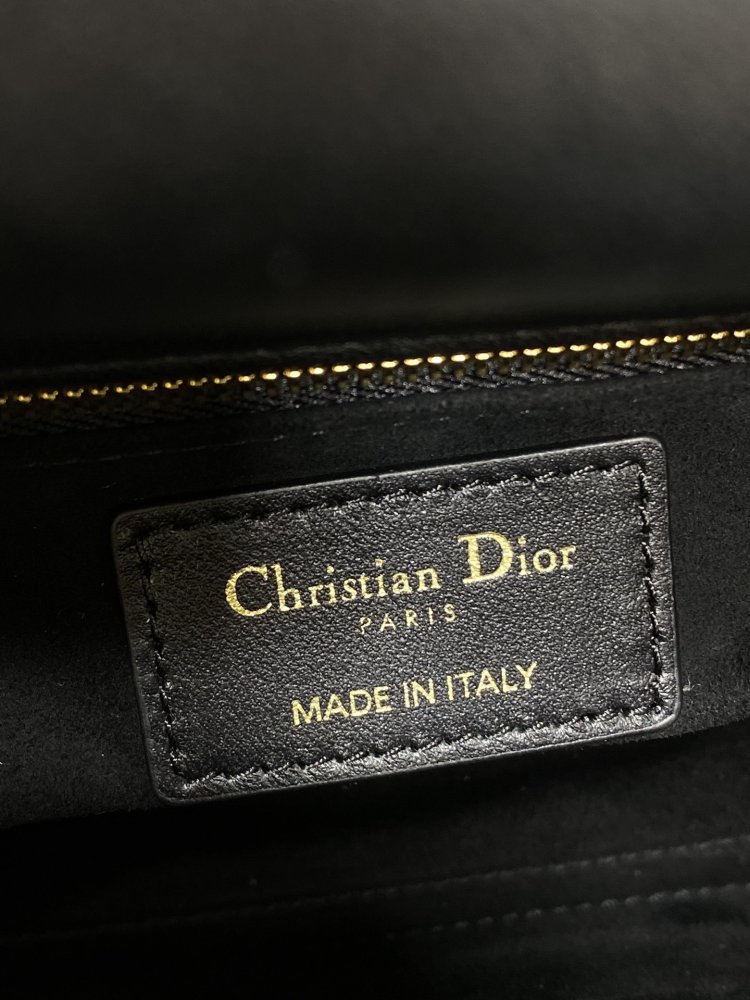 Сумка Lady Dior кожаная 20 см фото 9