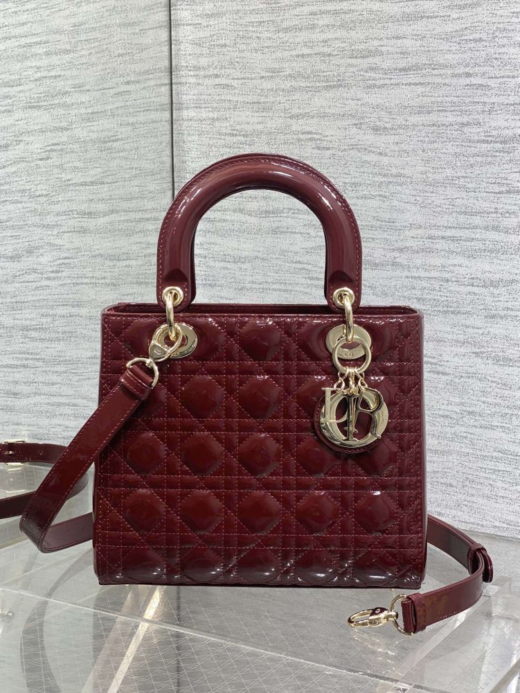 Сумка Lady Dior кожаная 24 см