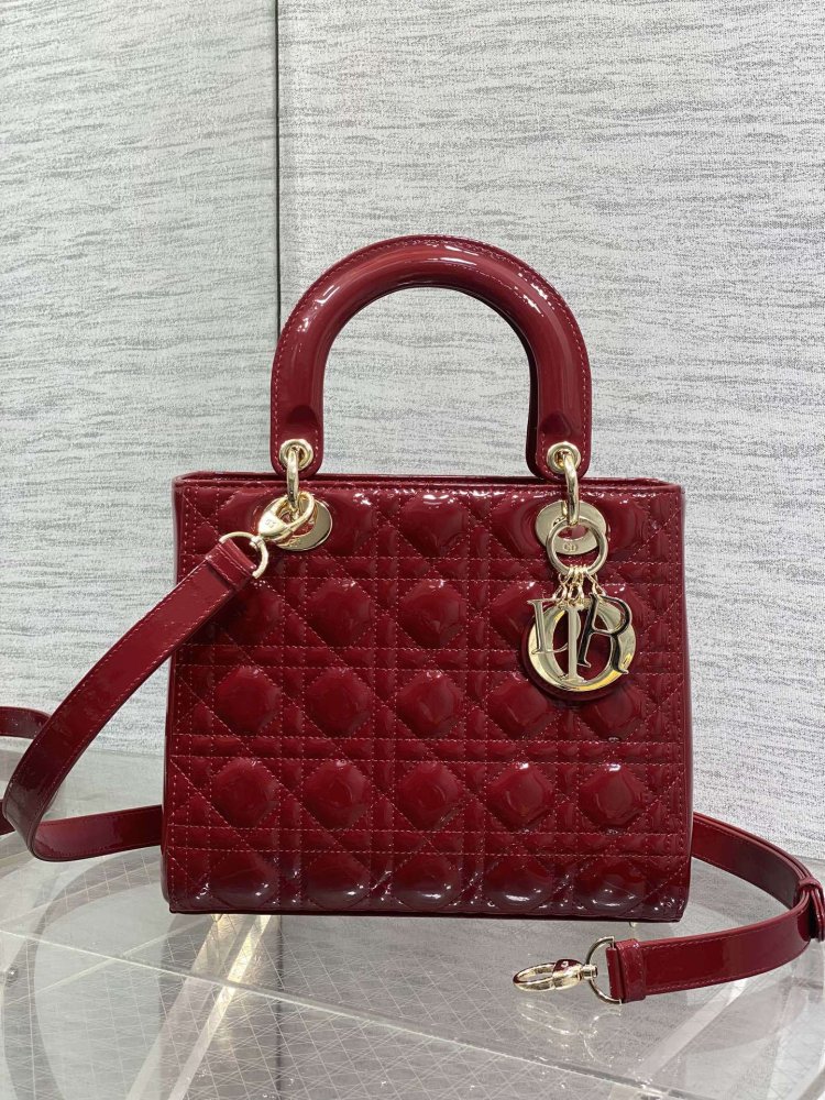 Сумка Lady Dior кожаная 24 см