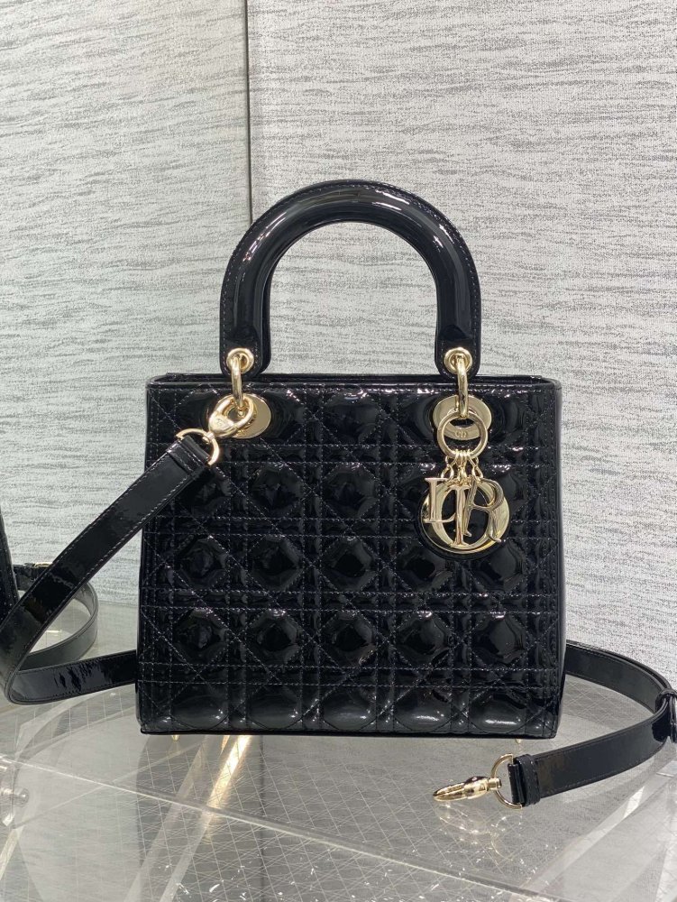 Сумка Lady Dior кожаная 24 см