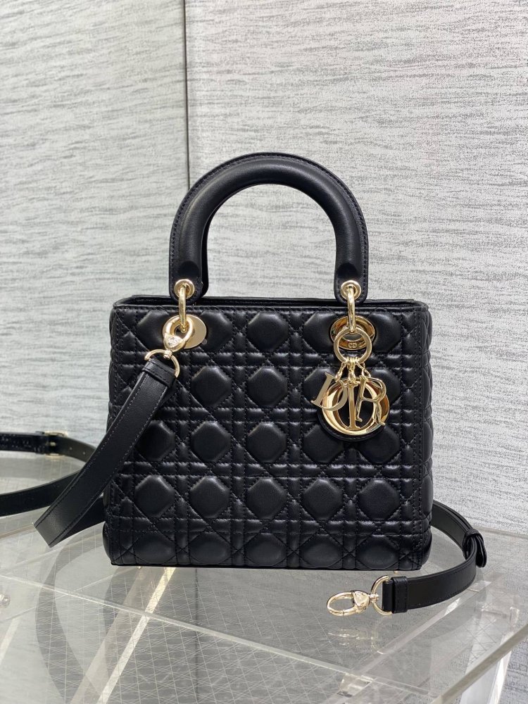 Сумка Lady Dior кожаная 24 см