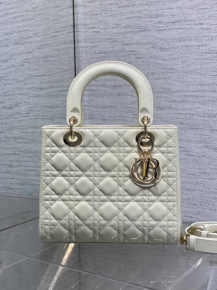 Сумка Lady Dior кожаная 24 см фото 2