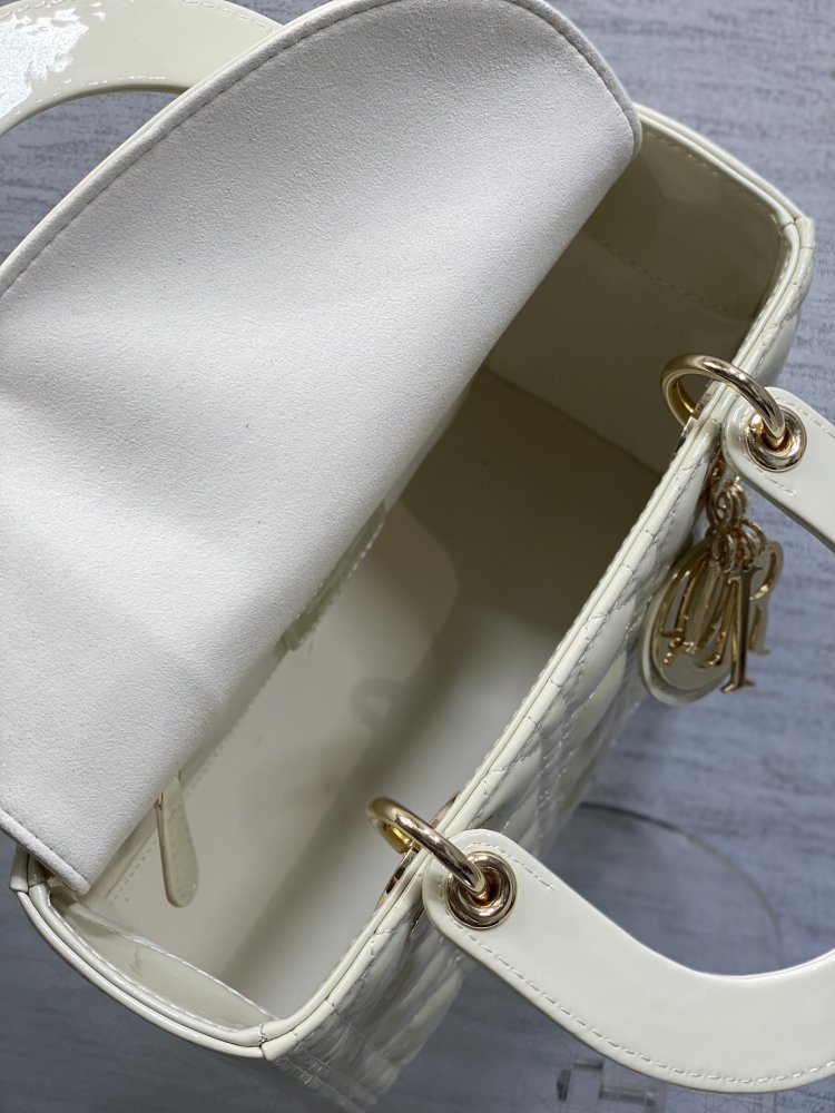 Сумка Lady Dior кожаная 24 см фото 8